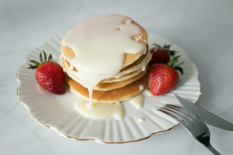 Fluffy Gluten-Free Pancakes with Whipped Coconut Cream