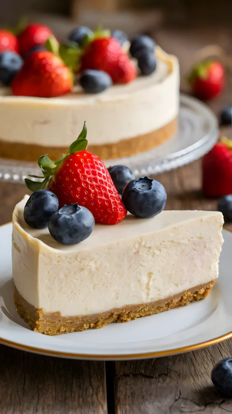 Delicious No-Bake Gluten Free Cheesecake Recipe